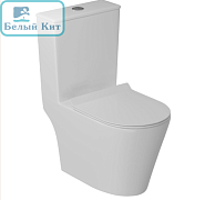 Унитаз-моноблок WAVE KORAL безободковый ТОРНАДО с сиденьем микролифт