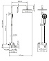 Душевая система Wasserkraft A17401 со смесителем