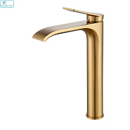 Смеситель для раковины SHEVANIK S4111G матовое золото