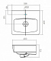 Умывальник SANTEK "НЕО-55" белый 1WH302185