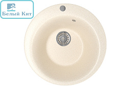 Мойка ML-GM13 круглая, бежевая (328), 495мм