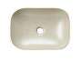 Умывальник накладной Holler K-M6513CML 450*320*135мм бежевый матовый