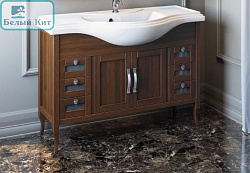 Тумба OPADiRIS "Мираж-120" светлый орех БЕЗ раковины Кirovit Classic 120 см
