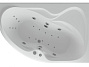 Ванна AQUATEK "ВЕГА" 170х105х70 правая акриловая с гидромассажем + панель фронтальная+слив.система