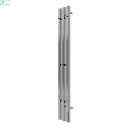 ПС Терминус «Tres Квадрат» (150*1200) электрический, скрытый крепеж справа/слева, Хром