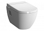 Унитаз подвесной VITRA D-LIGHT безободковый с бачком для чистящей жидкости Vitra fresh с микролифтом