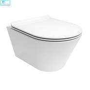 Унитаз подвесной Kerama Marazzi PLAZA Modern PLMR.wc.02 безободковый с сиденьем микролифт