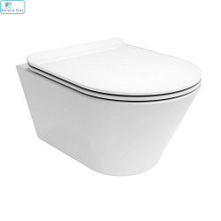 Унитаз подвесной Kerama Marazzi PLAZA Modern PLMR.wc.02 безободковый с сиденьем микролифт
