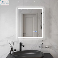 Зеркало MONTEREY "АДЕЛИЯ 116" 60х70 с подогревом и подсветкой и часами