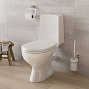 Унитаз Gesso "W102 (ПРЕМИУМ-2)" HOME De Luxe белый с арматурой 2-й , сиденье полипропилен микролифт