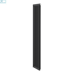 Дизайн-радиатор Royal Thermo Insignia VC2180 - 06 секц. RAL9005 нижнее подкл. при Δt70-1212 Вт 12м2
