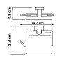 Держатель туалетной бумаги WK К-6525 LIPPE