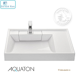 Умывальник над стиральной машинкой "Рейн-80"800*500*138 мм с кронштейнами (глубина машинки до 40 см)