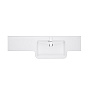 Умывальник АКВАТОН "ОТЕЛЬ-127" белая правая с навесами