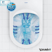 Унитаз подвесной Duravit Rimless Architec с сиденьем микролифт 45720900A1 Германия