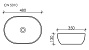 Умывальник накладной Ceramica Nova CN5010 480*350*130мм