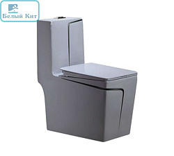 Унитаз-моноблок REDO SEATLE Gray RD-2065GR BL с сиденьем микролифт