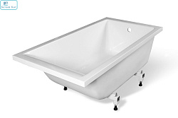 Ванна Эстет"Дельта" 1600х700 мм из литьевого мрамора с ножками