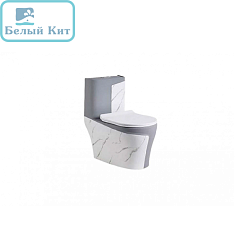Унитаз-моноблок REDO BOSTON Gray/B RD-2057GR с сиденьем микролифт