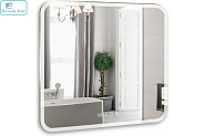 Зеркало MIXLINE "СТИВ-3" 700*685 сенсорный выключатель, часы, подогрев