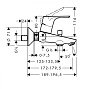 Смеситель для ванны HANSGROHE 31940000 FOCUS 