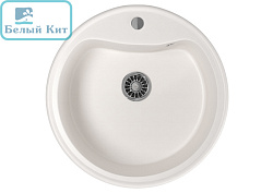 Мойка ML-GM09 круглая, белая 510 мм
