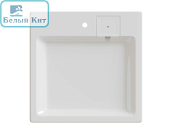 Умывальник над стиральной машинкой "Лайн"  60х60 см  (глубина машинки до 50 см )           