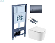 Комплект инсталляции с унитазом AQUATEK ОБЕРОН ТОРНАДО 