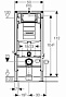 Инсталляция GEBERIT 111.300.00.5 Duofix , Sigma 12 см