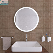 Зеркало Caiman Luna New 80х80 