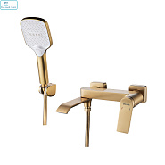 Смеситель для ванны SHEVANIK S4102G матовое золото