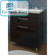 Тумба EVA GOLD напольная "FANTASY-70" 2 ящика венге БЕЗ раковины Фостер-70