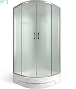 Душевая кабина ERLIT ER350926P-C3 90*90 средний поддон матовые стекла БЕЗ СИЛИКОНОВАЯ СБОРКА