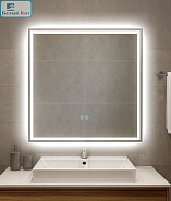 Зеркало MONTEREY "SoloPlus 115" 80х80 с подогревом и подсветкой