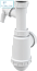 Сифон ALCAPLAST A443P-DN50/40 без выпуска