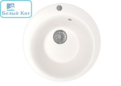 Мойка ML-GM13 круглая, белая (331), 495мм