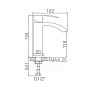 Смеситель для раковины LEDEME L1055-15