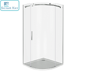 Душевое ограждение GOOD DOOR Galaxy R-90-C-CH (900 x900 x 1950 мм) прозрачное стекло 6 мм