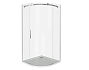 Душевое ограждение GOOD DOOR Galaxy R-100-C-CH (1000 x1000 x 1950 мм) прозрачное стекло 6 мм