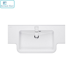 Умывальник АКВАТОН "ОТЕЛЬ" 3/800 белая с навесами