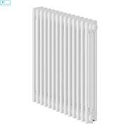 Дизайн-радиатор Royal Thermo Insignia VC3050 - 14 секц.RAL9016 нижнее подкл. при Δt70-1190 Вт 11.9м2