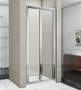 Душевая дверь складная GOOD DOOR INFINITY SD-100-C-CH (100*185 см) стекло прозрачное 4 мм