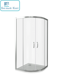 Душевое ограждение GOOD DOOR INFINITY R-100-C-CH 100*100*185 полукруглое стекло прозрачное 6 мм