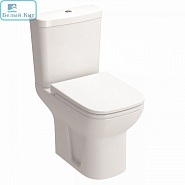 Унитаз-компакт VITRA S 20 9819B003-7201 белый с сиденьем микролифт Open-back