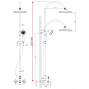 Душевая система LEMARK LM5762C Duetto