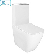 Унитаз-компакт AZARIO AZ-1288A "MIRADA" безободковый с сиденьем микролифт