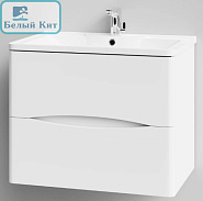 Тумба VOD-OK подвесная Adel 70 белая без раковины (Adel-70)