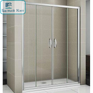 Душевая дверь раздвижная GOOD DOOR INFINITY WTW-TD-170-G-CH (170*185 см) стекло матовое 6 мм