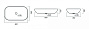 Умывальник накладной SANITA LUXE "INFINITY" 600x360x120 мм INFSLWB01