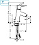 Смеситель для раковины HANSGROHE 72010000 Talis S 